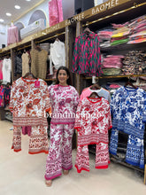 Printed Top & Bell Bottom Pants (set190)