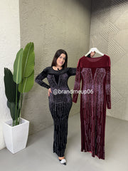 Velvet Long Dress (VELVET-7)