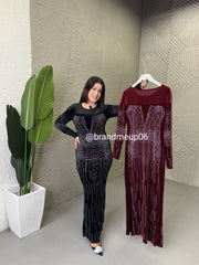 Velvet Long Dress (VELVET-7)