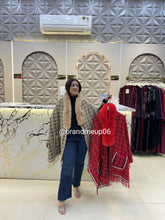 Checkered Woolen Ponchu (IMP-303)