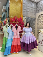 Ombre Maxi Dress With Belt (PRM-277)