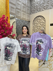 Rhinestone Cotton Tshirt (TEE-119) BUNNY