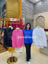 Flower Rhinestone Shirt (PRM-304)