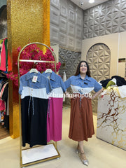 Imported Denim Dress (PRM-362)