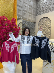 Cotton Embroidery Shirt (PRM-376)