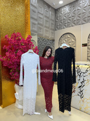 Designer Lace Dress (PRM-383)