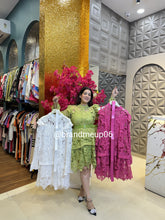 Lace Dress With Inner & Belt (PRM-395)