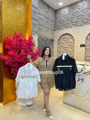 Chikan Cotton Short Set (PRM-402)