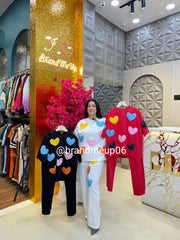 Imported Stretchable Cord With Rhinestones (PRM-463)