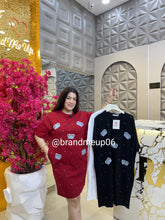 Rhinestone Imported Stretchable Dress With Pocket (PRM-477)