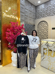 77 Cheetah Print Stretchable Cord (PRM-498)