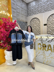 Imported Skirt Set With Hoodie (PRM-505)