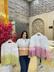 Ombre Embroidery Shirt Floral (PRM-521)