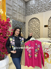 Cotton Shirt With Designer Flower (PRM-555)