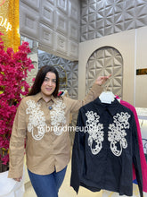 Cotton Shirt With Designer Embroidery (PRM-557)