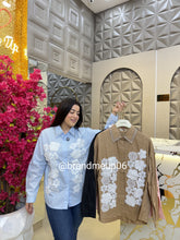Cotton Shirt With Designer Flower (PRM-558)