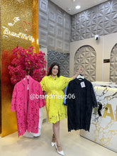 Flower Lace Dress With Belt (PRM-572)