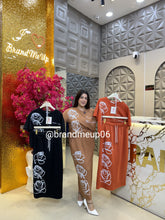 Imported Stretchable Skirt Set With Rose Print (PRM-571)