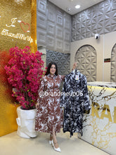 Imported Print Maxi Dress With Belt (DRESS-321)