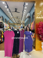 Imported Pearl Designer Dress With Belt (PRM-574)