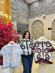 Cute Summer Embroidery Shirt Ambi (PRM-583)