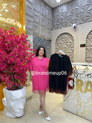 Imported Partywear Dress With Pocket (PRM-595) FRINGE