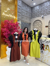 Imported Stretchable Dress With Lavender Work (PRM-610)