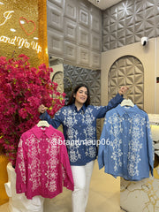 Imported Cotton Embroidery Shirt (PRM-613)