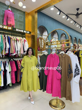 Cotton Designer Sleeves Dress With Pocket (PRM-622)