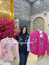 Cotton Embroidery Flower Shirt (PRM-638)