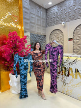 Printed Powernet Dress (DRESS-327)