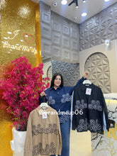 Cotton Rose Embroidery Shirt (PRM-642)