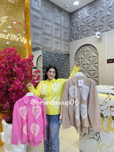 Heart Embroidery Cotton Shirt (PRM-646)