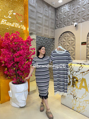 Stripe Summer Knit Dress (691)