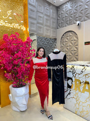 VELVET PARTYWEAR DRESS (VELVET-10)