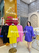 IMPORTED STRETCHABLE DRESS WITH POCKETS (PRM-726) STAR RHINESTONE