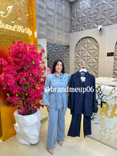 CLASSIC DENIM CORD SET WITH BELT (PRM-748)