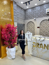 WOOLEN FRILL LONG DRESS (IMP-517)