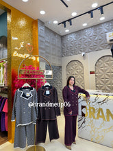 WOOLEN GOLDEN BUTTON CORD SET (IMP-534)