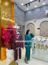 WOOLEN SIDE SLIT CORD SET (IMP-535)