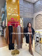 WOOLEN DRESS WITH CONTRAST SHRUG AND BELT (IMP-675)