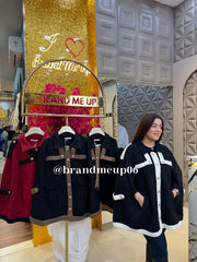 PREMIUM WOOLEN COAT WITH DESIGNER SLEEVES (IMP-677)