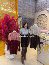 PARTYWEAR SEQUENCE WOOLEN DRESS (IMP-690) LINE