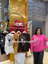 WOOLEN SIDE FLOWER SWEATER (IMP-699)