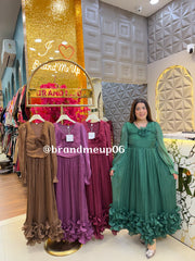 PREMIUM FRILL DESIGNER DRESS (PRM-780) (CODE-8106)
