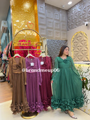 PREMIUM FRILL DESIGNER DRESS (PRM-780) (CODE-8106)