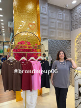 COTTON WITH STITCHED SUN BROOCH T-SHIRT (TEE-193)