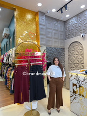 HIGH WAIST BUTTON PANTS (PRM-950)