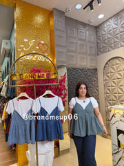 ‘JAZZY’ WHITE T-SHIRT WITH PLAIN BUSTIER (CODE-705) (PRM-1012)