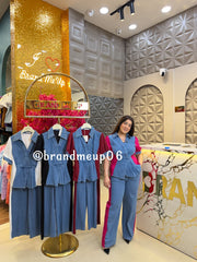 ‘ORLINA’ 2PCS DENIM CORD ( SKU-31) (CODE-89655)